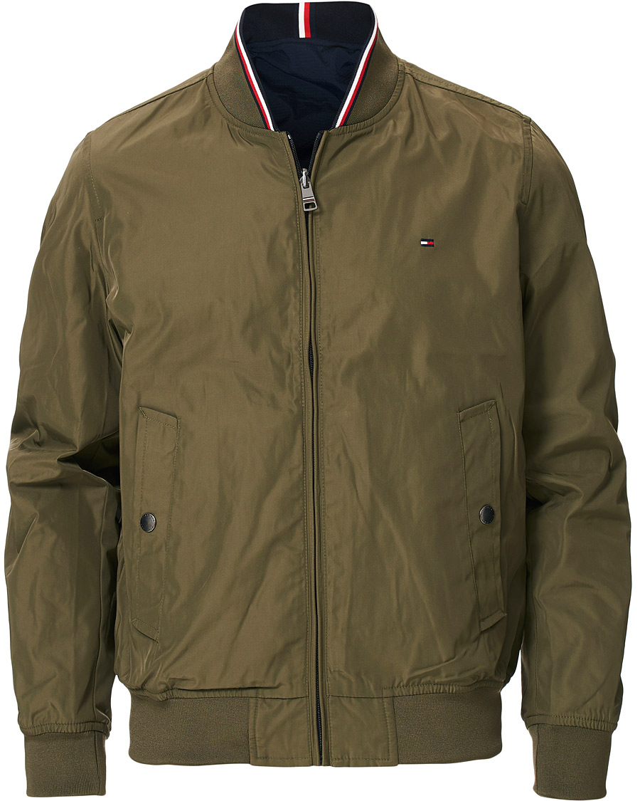 Herr | Jackor | Tommy Hilfiger | Reversible Bomber Jacket Army Green