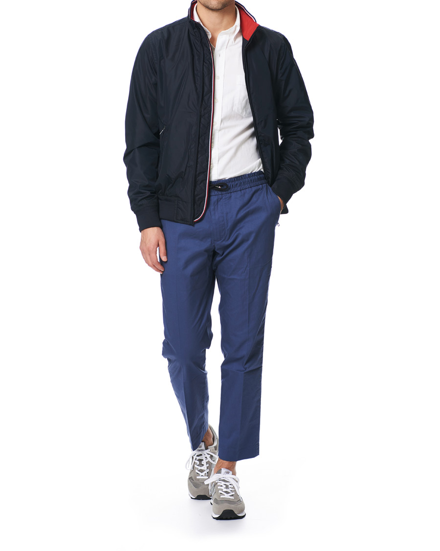 Herr | Byxor | Tommy Hilfiger | Summer Twill Flex Drawstring Trousers Faded Indigo