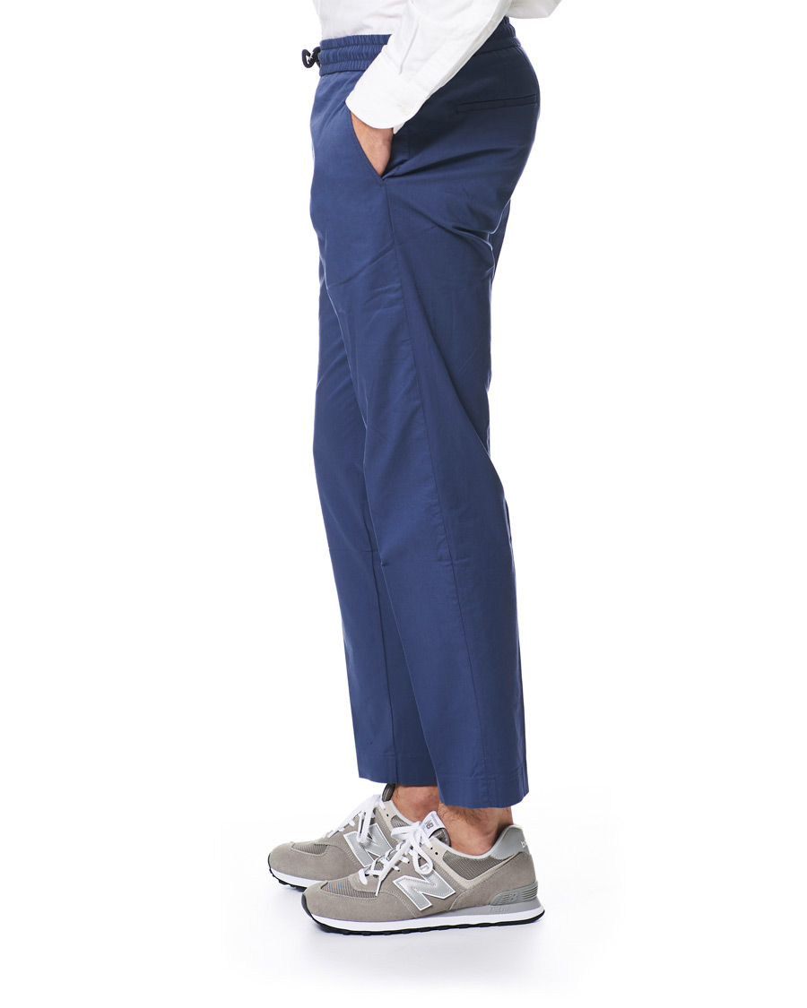 Herr | Byxor | Tommy Hilfiger | Summer Twill Flex Drawstring Trousers Faded Indigo
