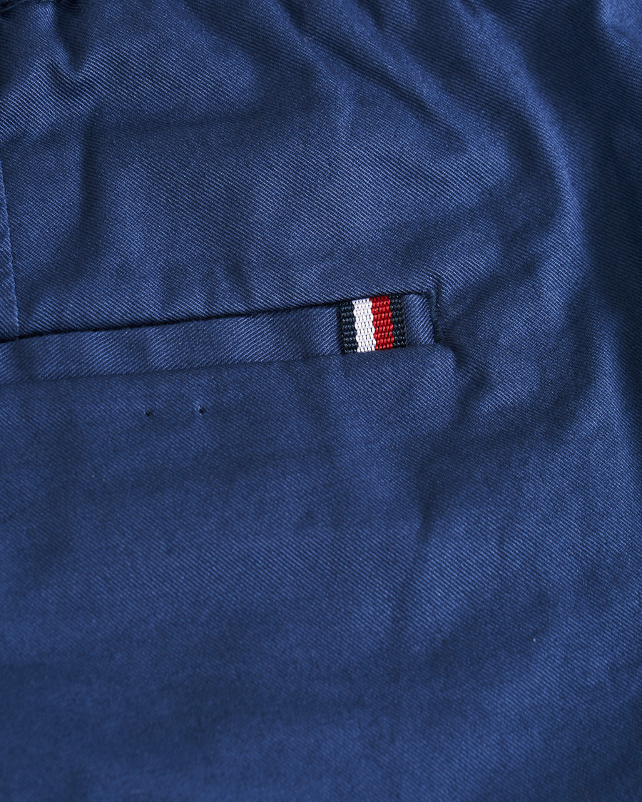 Herr | Byxor | Tommy Hilfiger | Summer Twill Flex Drawstring Trousers Faded Indigo