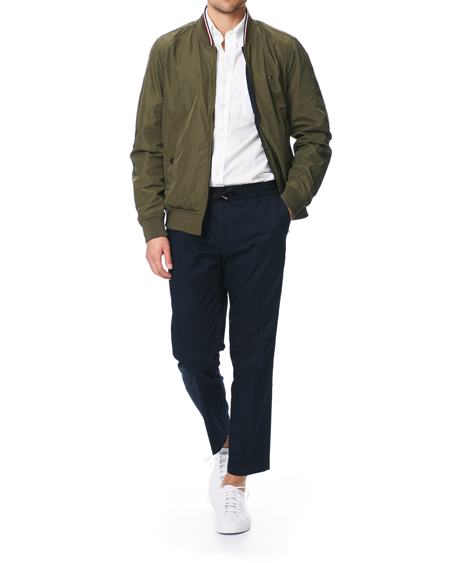 Herr | Byxor | Tommy Hilfiger | Summer Twill Flex Drawstring Trousers Desert Sky