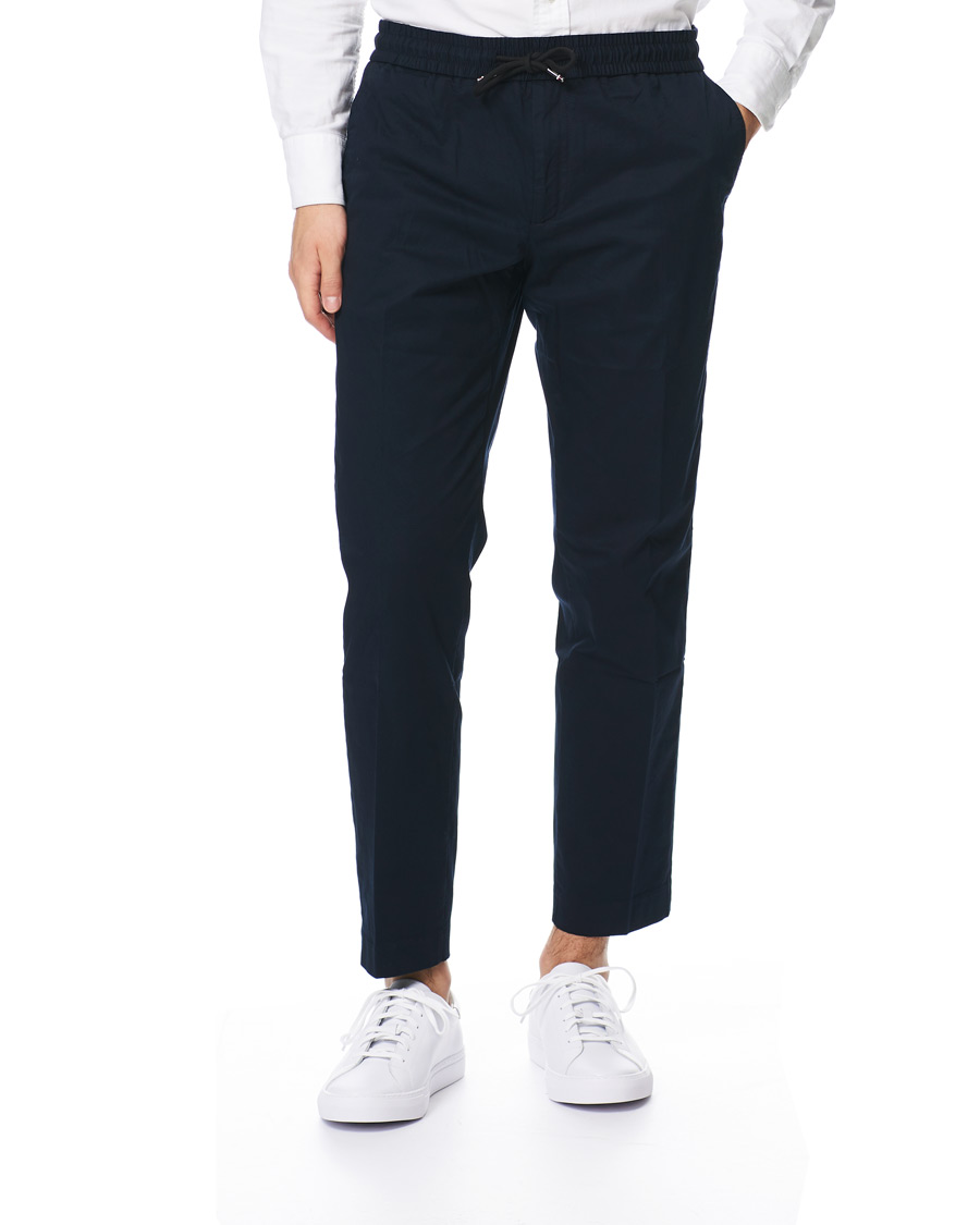 Herr | Byxor | Tommy Hilfiger | Summer Twill Flex Drawstring Trousers Desert Sky