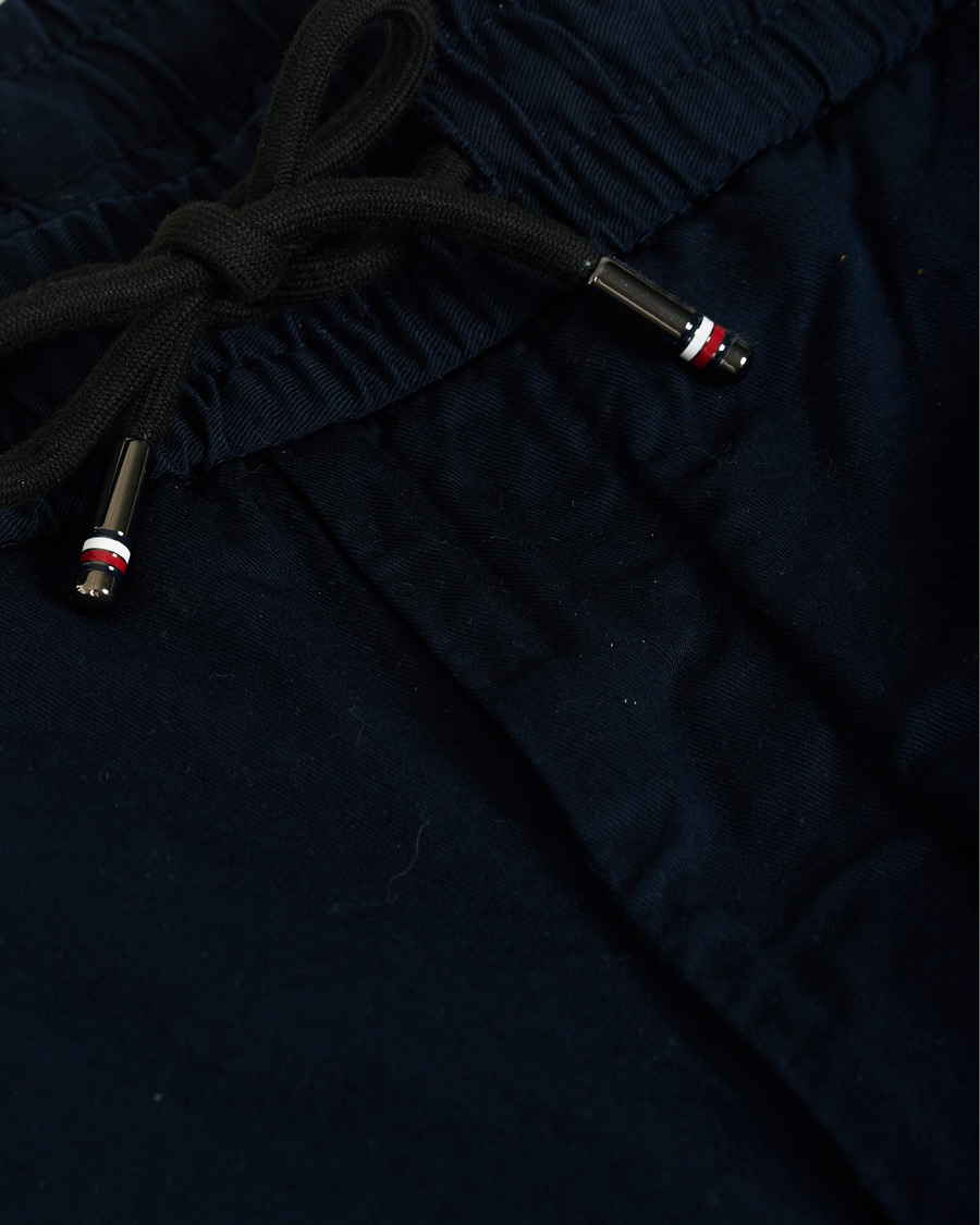 Herr | Byxor | Tommy Hilfiger | Summer Twill Flex Drawstring Trousers Desert Sky