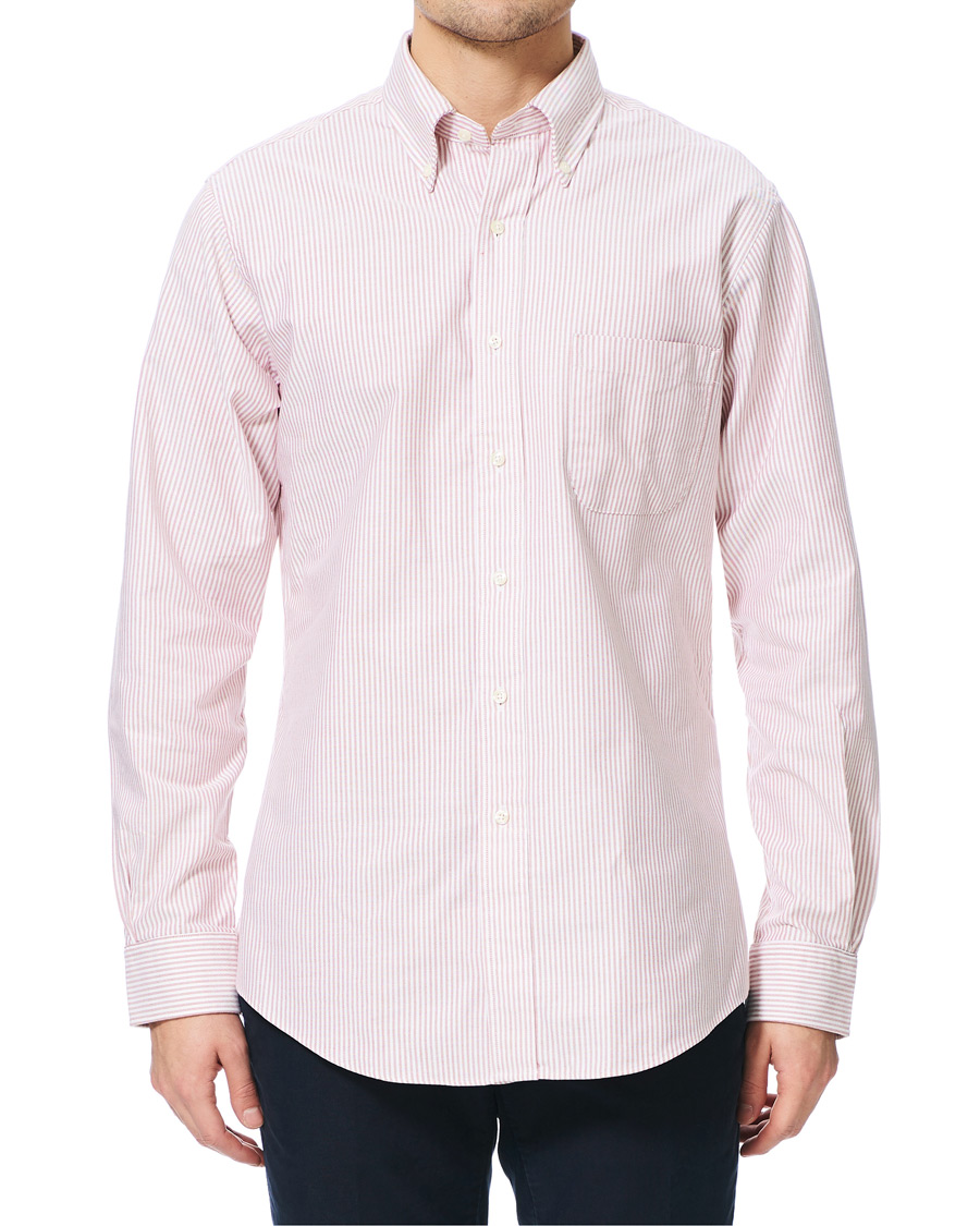 Herr | Skjortor | Brooks Brothers | Regent Fit Cotton Oxford Shirt Red/White