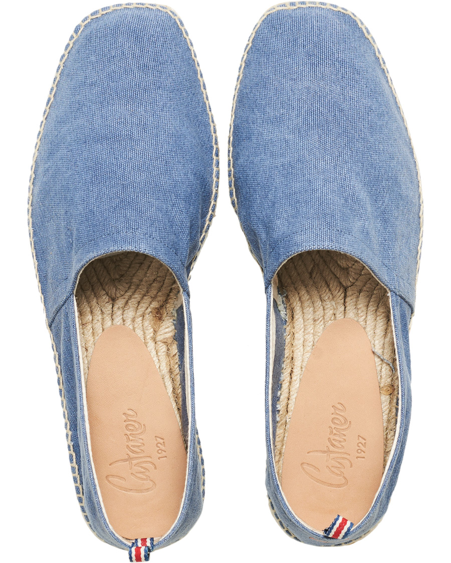 Herr | Castañer Pablo Washed Canvas Espadrilles Jeans Claro | Castañer | Pablo Washed Canvas Espadrilles Jeans Claro