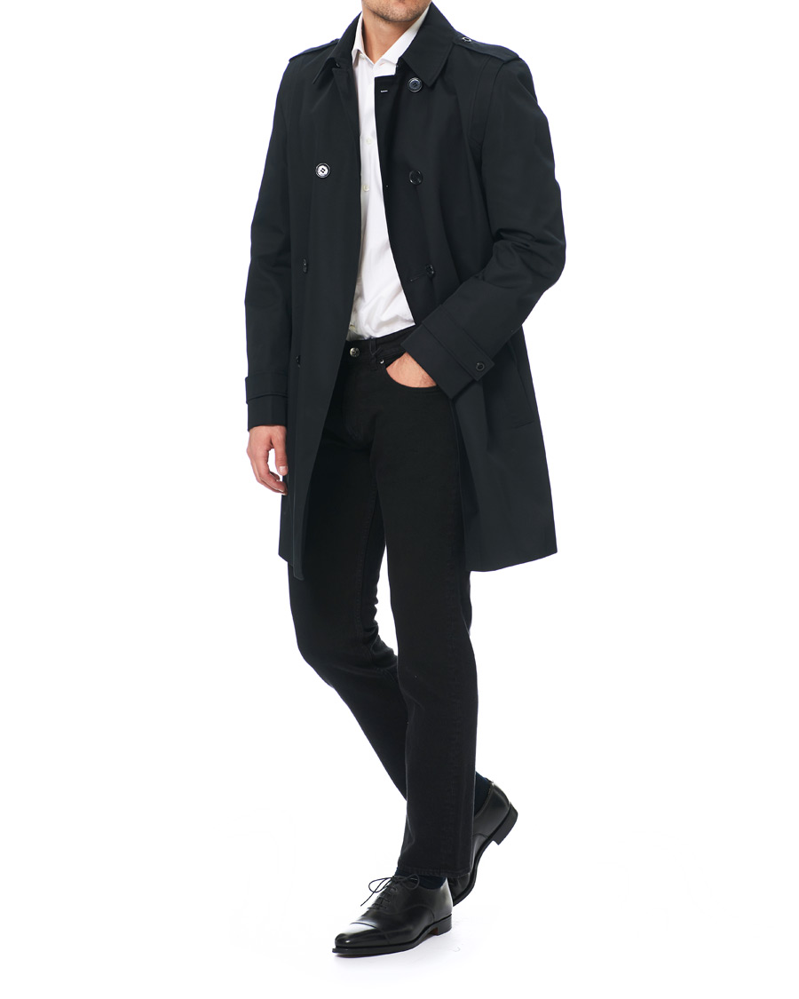 Herr | Jackor | HUGO | Marden Trenchcoat Black