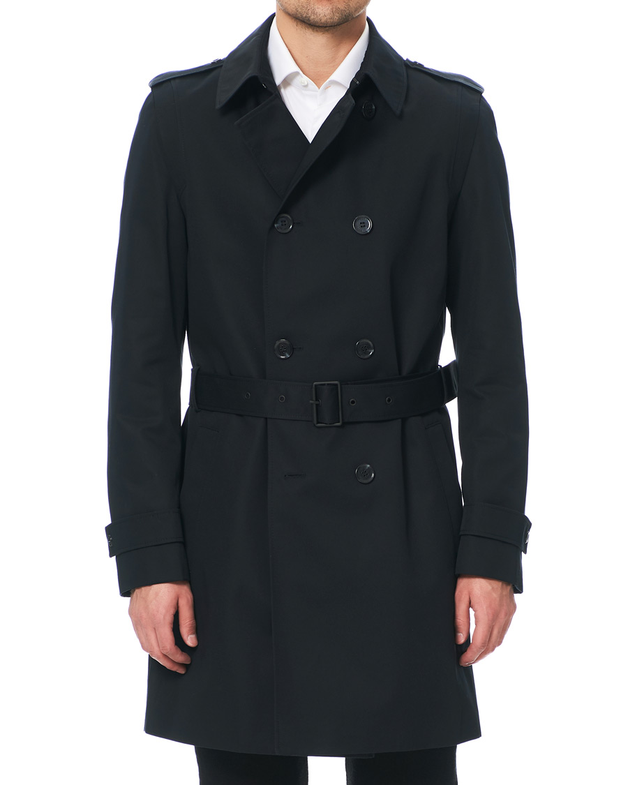 Herr | Jackor | HUGO | Marden Trenchcoat Black