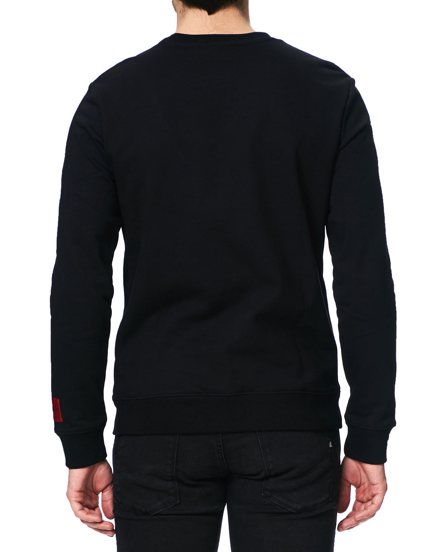 Herr | Tröjor | HUGO | Deroes Printed Sweatshirt Black