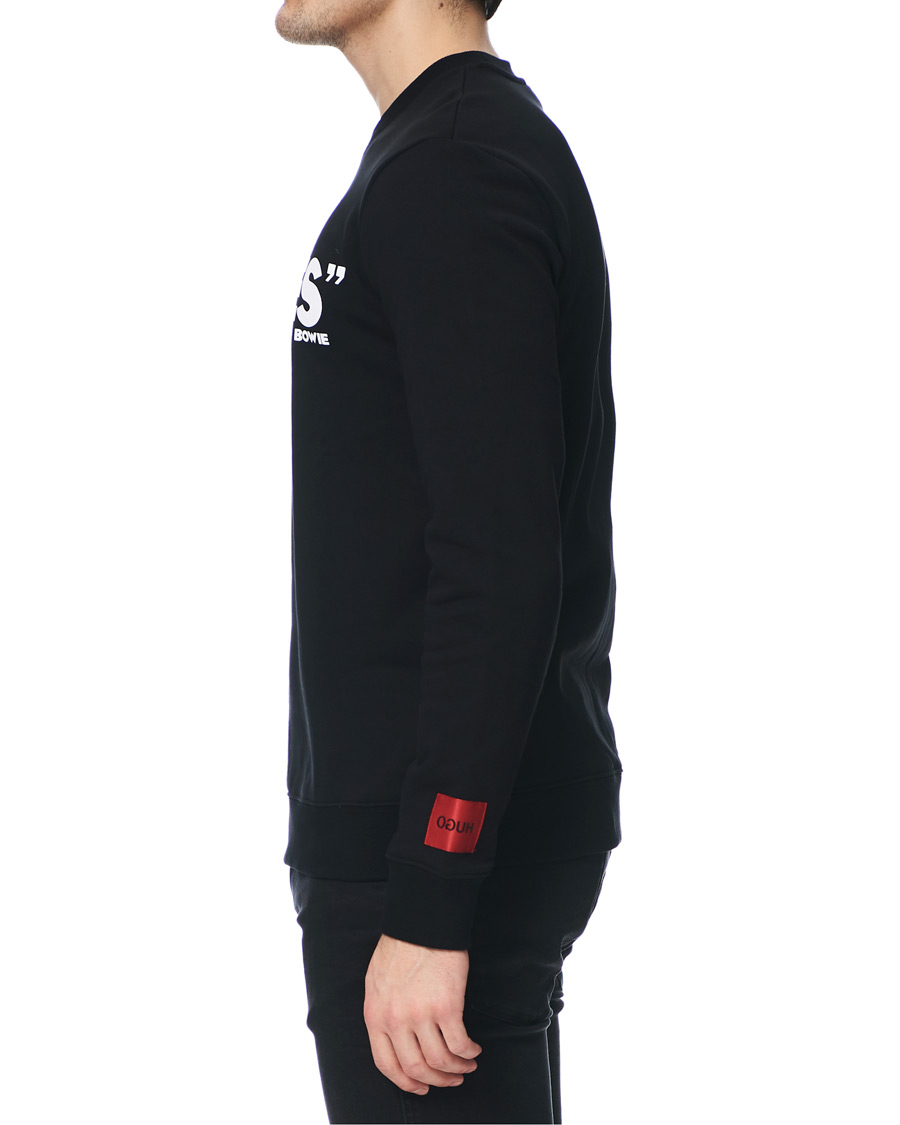 Herr | Tröjor | HUGO | Deroes Printed Sweatshirt Black