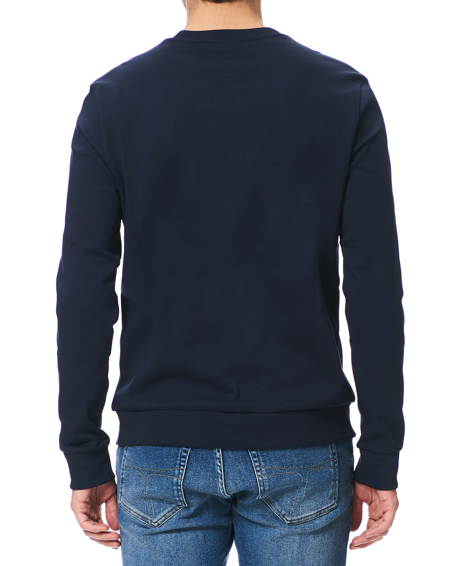 Herr | Tröjor | HUGO | Dicago Crew Neck Logo Sweatshirt Dark Blue