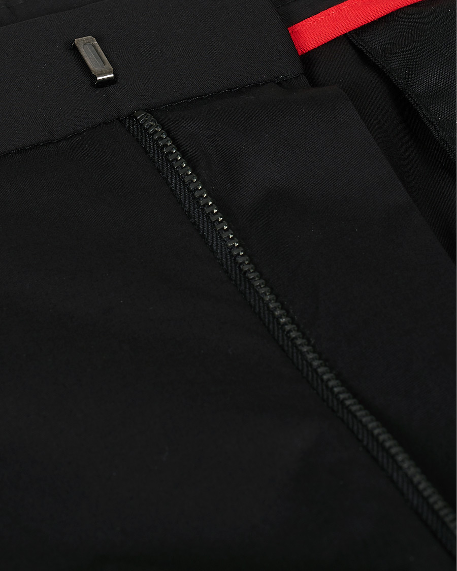 Herr | Byxor | HUGO | Gadu Pleated Stretch Pants Black