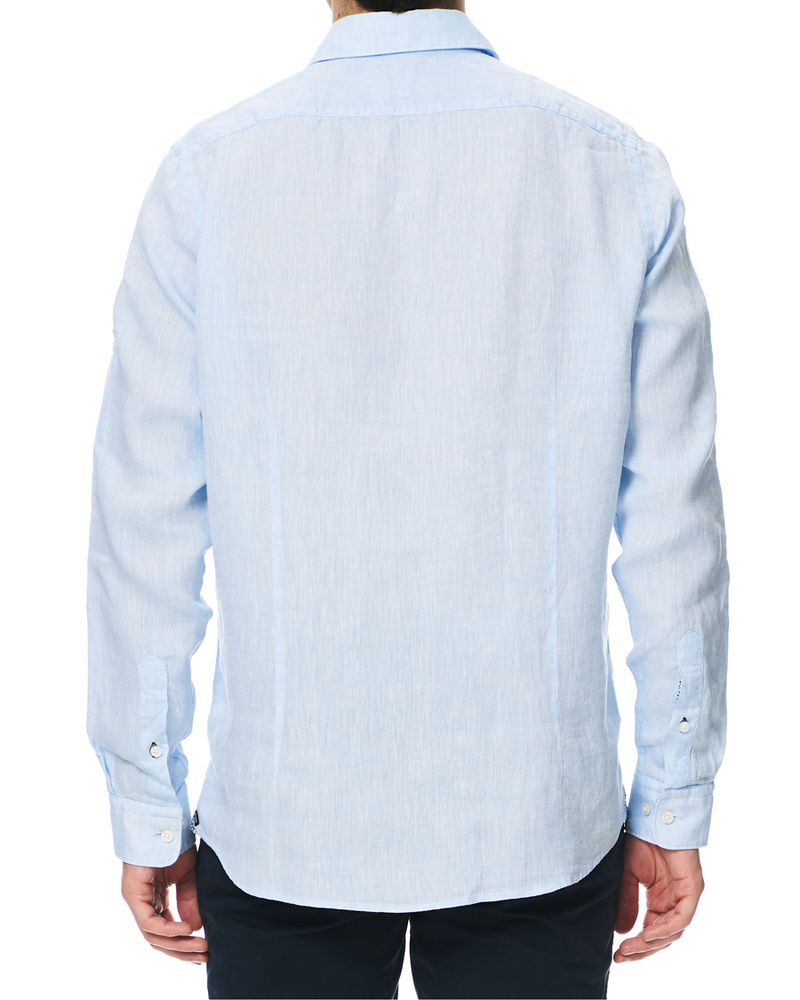 Herr | Skjortor | BOSS BLACK | BOSS Lukas Linen Shirt Light Blue