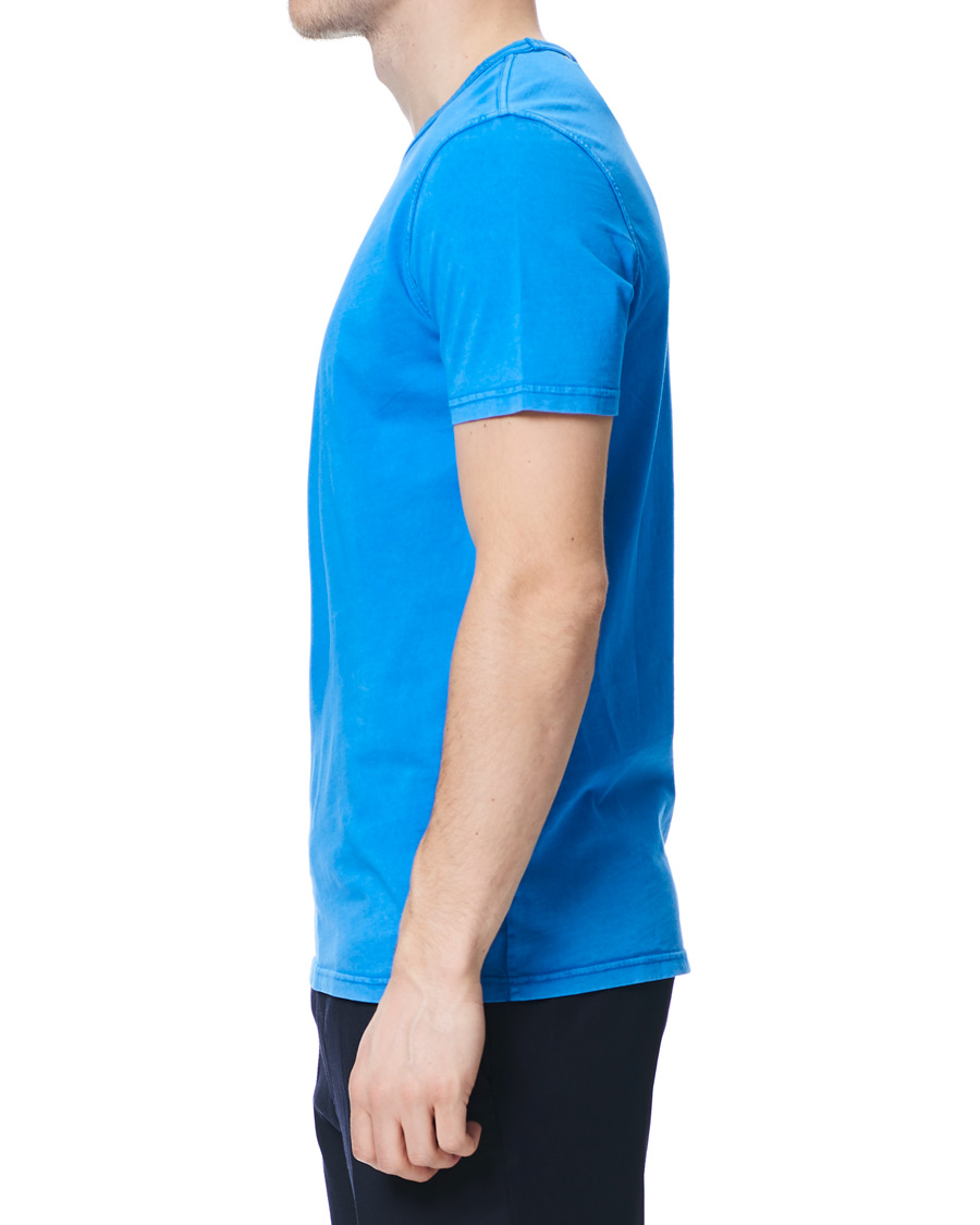 Herr | T-Shirts | BOSS ORANGE | BOSS Casual Tokks Garment Dyed Tee Light Blue