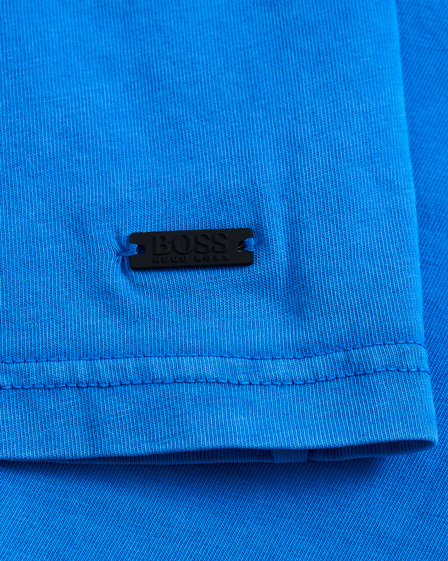Herr | T-Shirts | BOSS ORANGE | BOSS Casual Tokks Garment Dyed Tee Light Blue