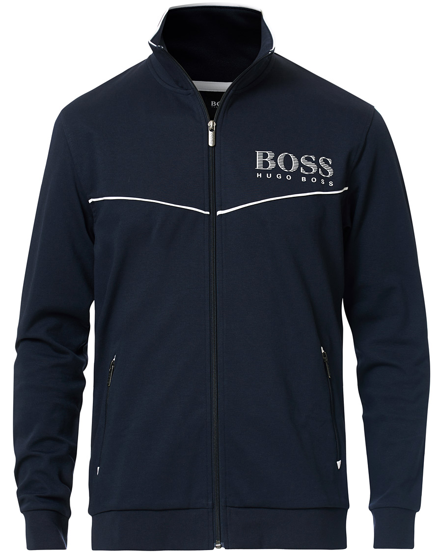 Herr | Tröjor | BOSS BLACK | BOSS Tracksuit Full-Zip Jacket Navy