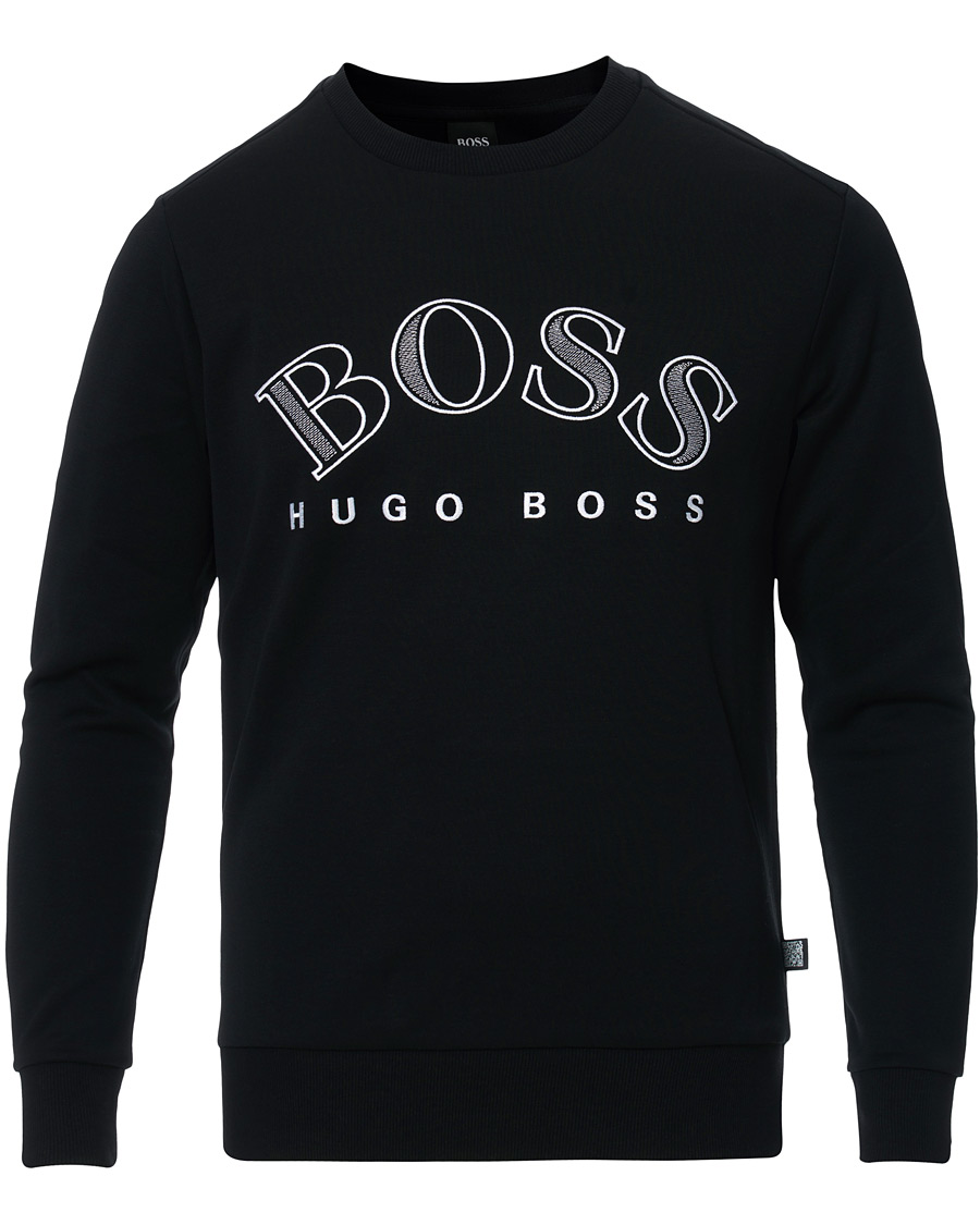 Herr | Tröjor | BOSS GREEN | BOSS Athleisure Salbo Crew Neck Sweatshirt Black