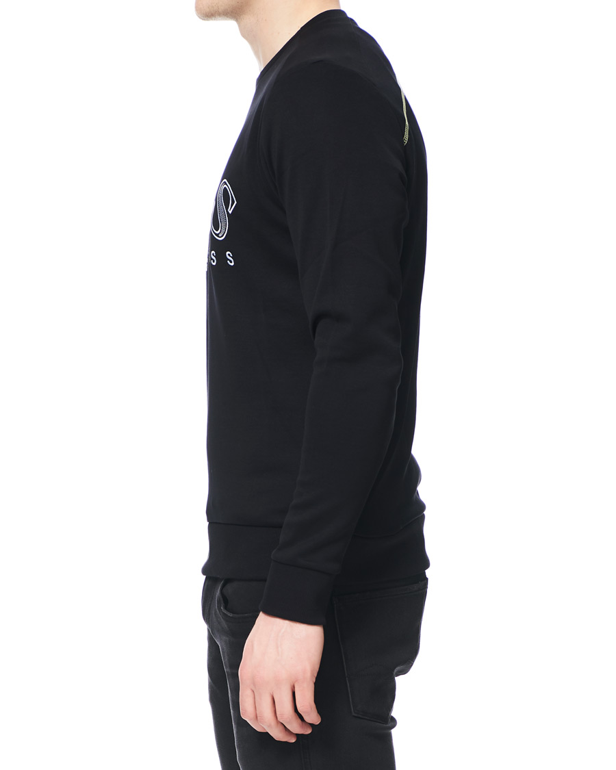 Herr | Tröjor | BOSS GREEN | BOSS Athleisure Salbo Crew Neck Sweatshirt Black