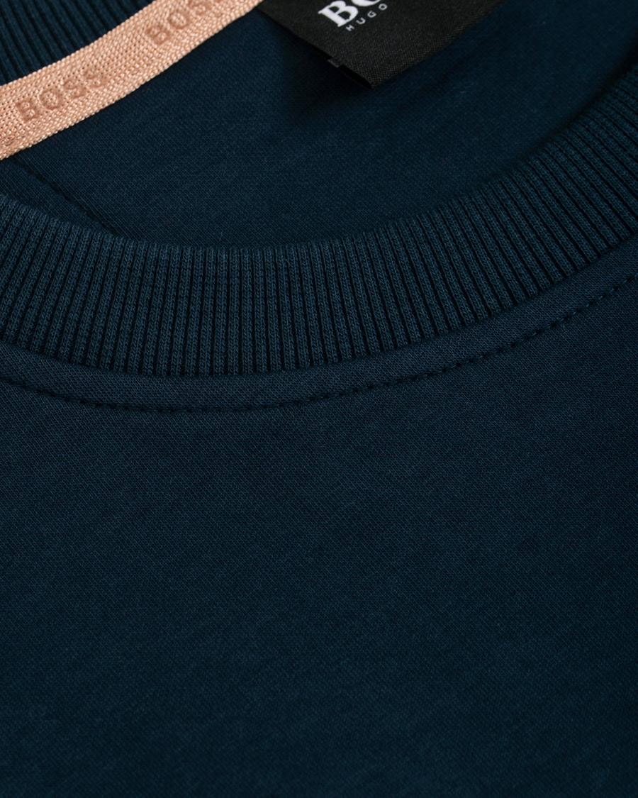 Herr | Tröjor | BOSS GREEN | BOSS Athleisure Salbo Circle Sweatshirt Navy/Rosé Gold