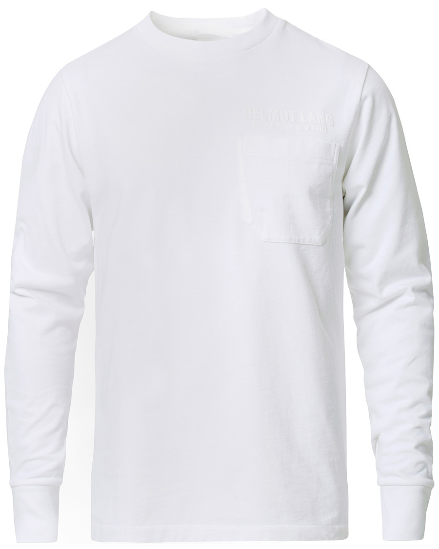 Herr | T-Shirts | Helmut Lang | Standard Long Sleeve Tee Chalk White