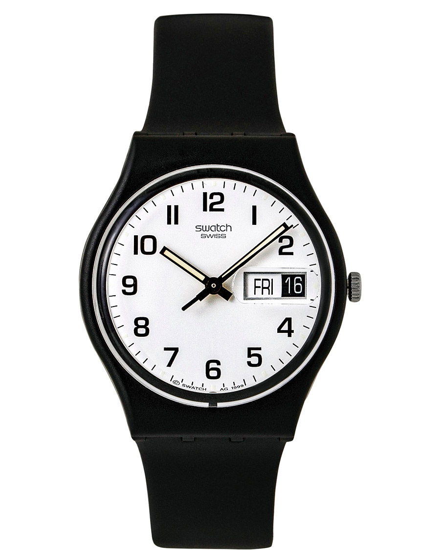 Herr | Swatch Once Again Black | Swatch | Once Again Black