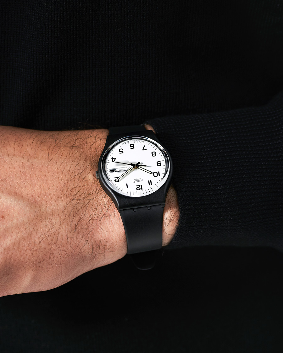 Herr | Swatch Once Again Black | Swatch | Once Again Black