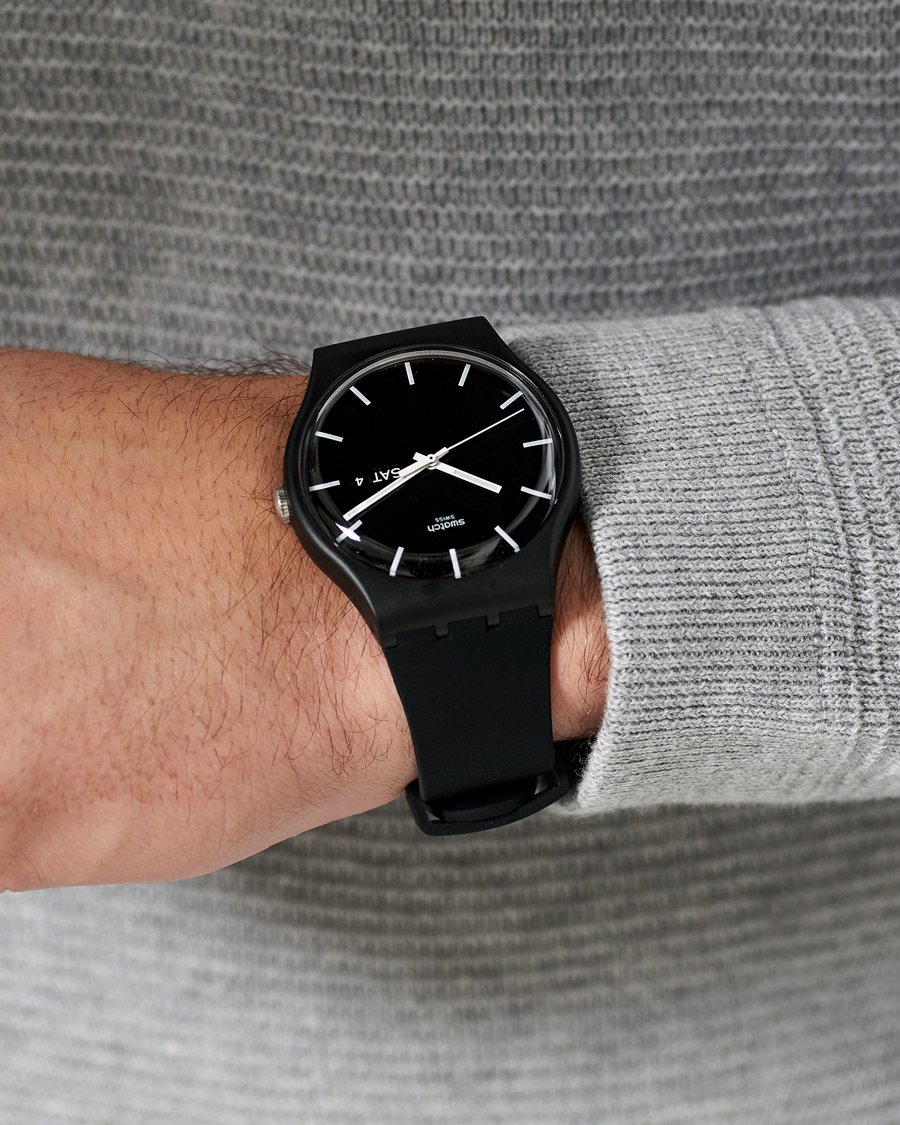 Herr | Swatch Mono Black Black | Swatch | Mono Black Black