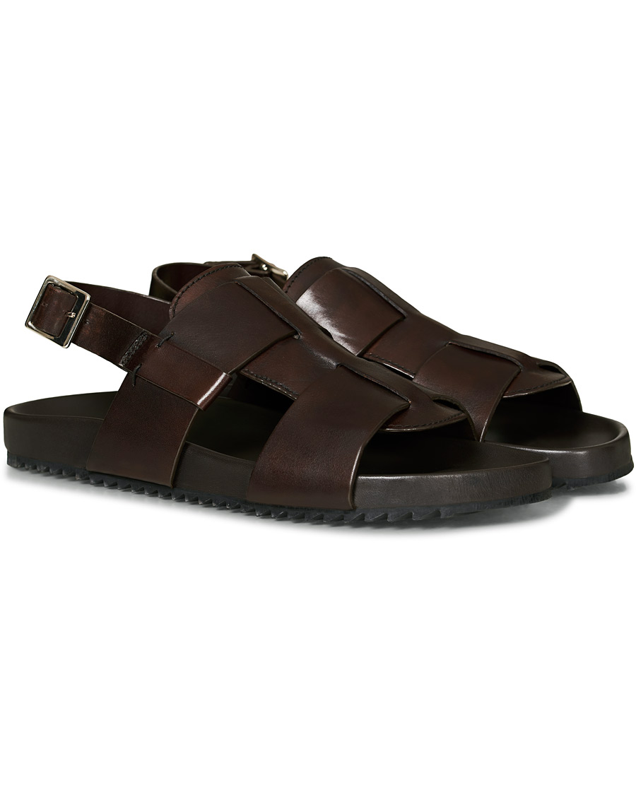 Herr | Grenson Wiley Sandal Brown Hand Painted | Grenson | Wiley Sandal Brown Hand Painted