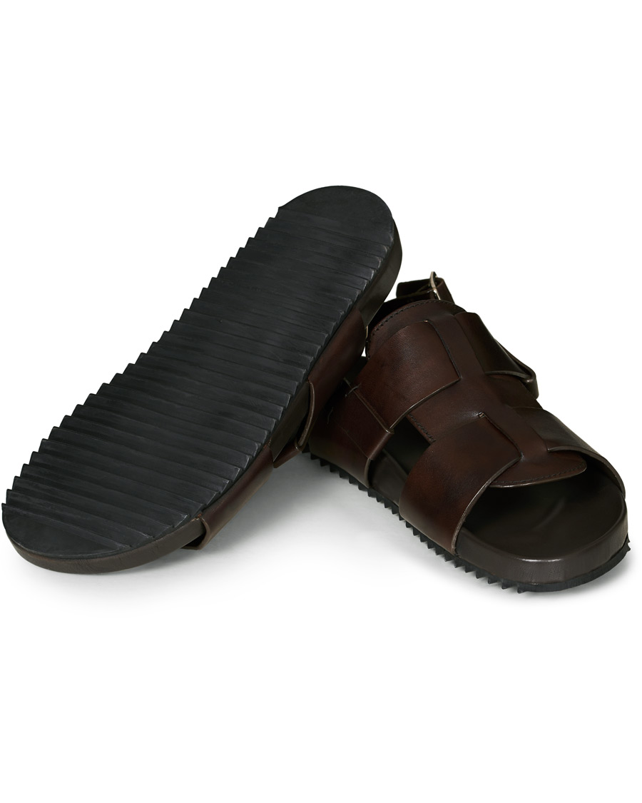 Herr | Grenson Wiley Sandal Brown Hand Painted | Grenson | Wiley Sandal Brown Hand Painted
