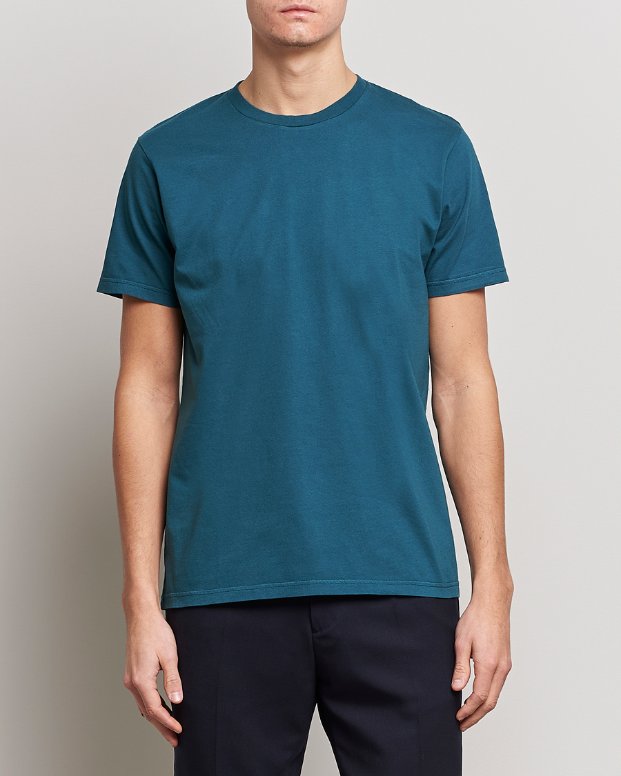 Herr | Ekologiskt | Colorful Standard | Classic Organic T-Shirt Ocean Green