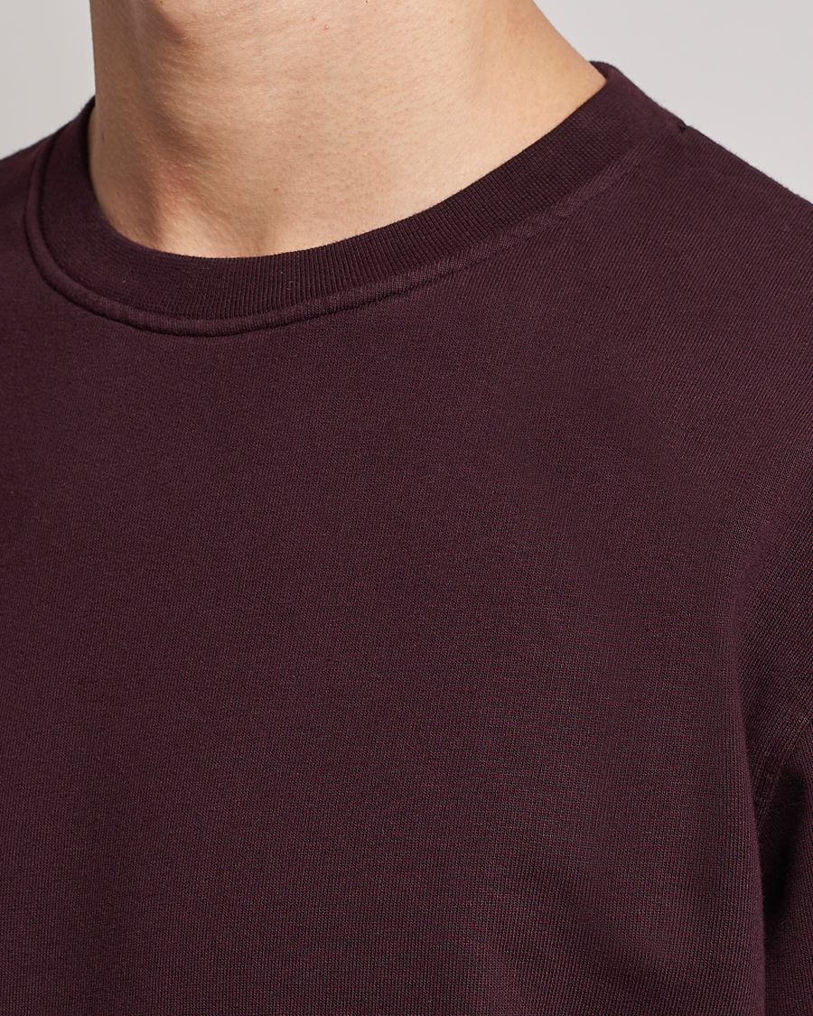 Herr | Tröjor | Colorful Standard | Classic Organic Crew Neck Sweat Oxblood Red