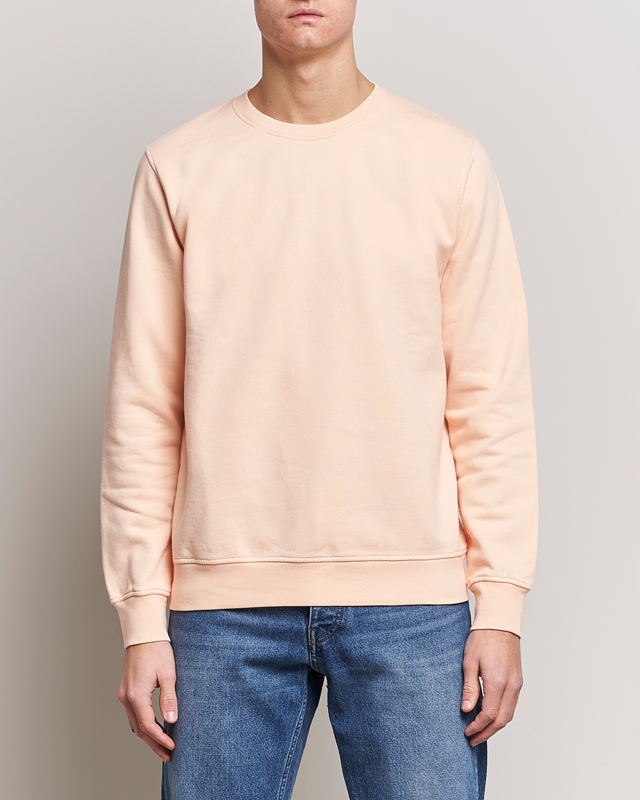 Herr | Kläder | Colorful Standard | Classic Organic Crew Neck Sweat Paradise Peach