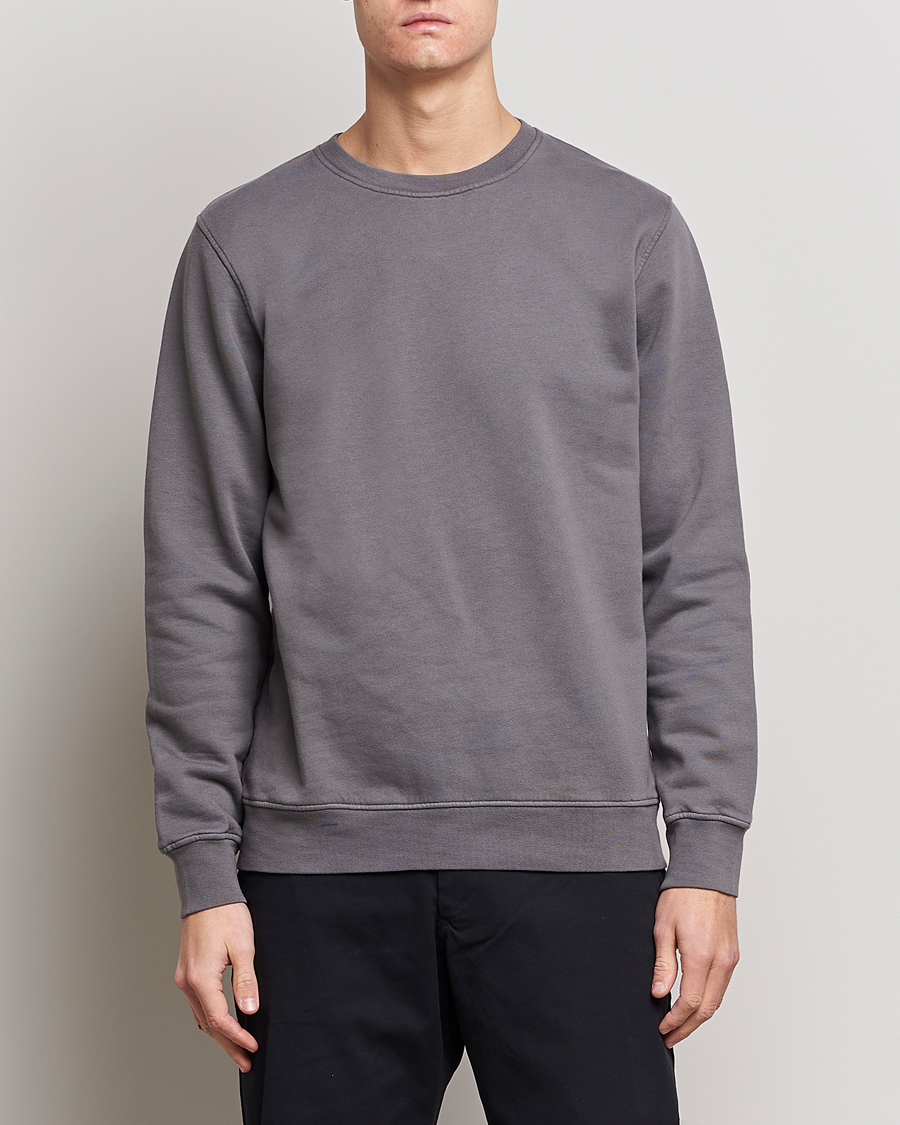 Herr | Sweatshirts | Colorful Standard | Classic Organic Crew Neck Sweat Storm Grey