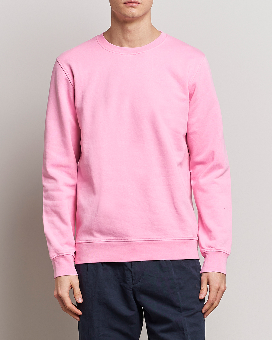 Herr | Sweatshirts | Colorful Standard | Classic Organic Crew Neck Sweat Flamingo Pink