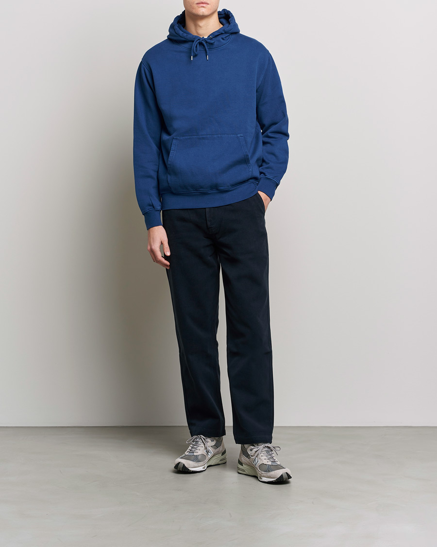 Herr | Tröjor | Colorful Standard | Classic Organic Hood Royal Blue