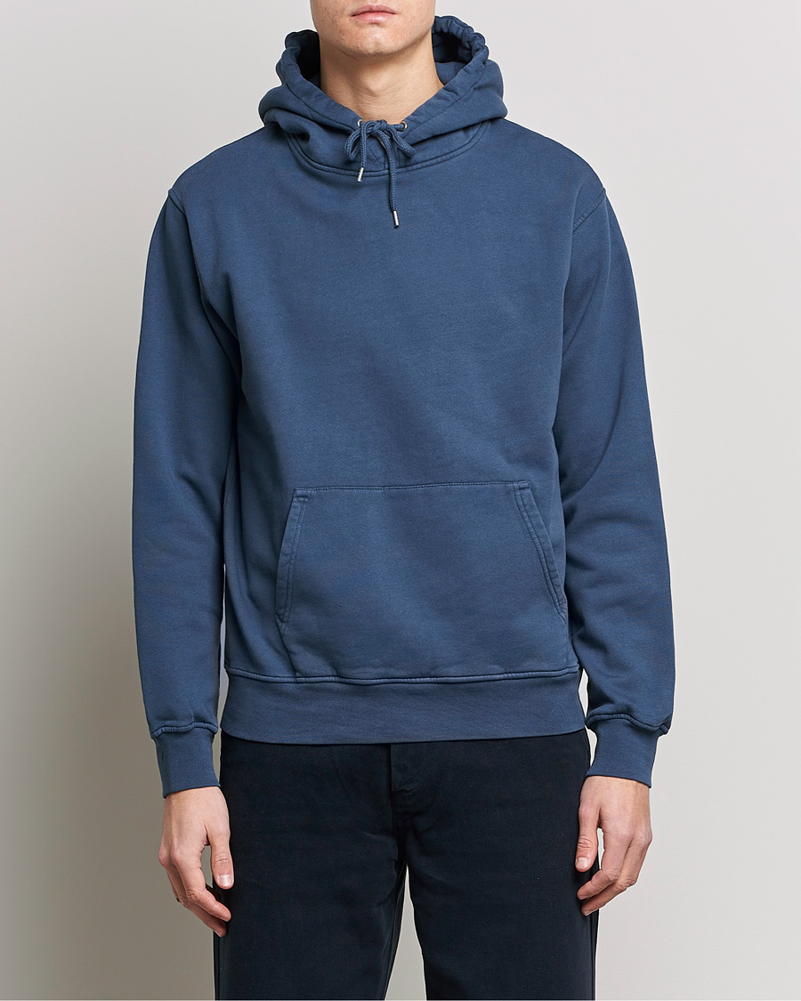 Herr | Basics | Colorful Standard | Classic Organic Hood Petrol Blue