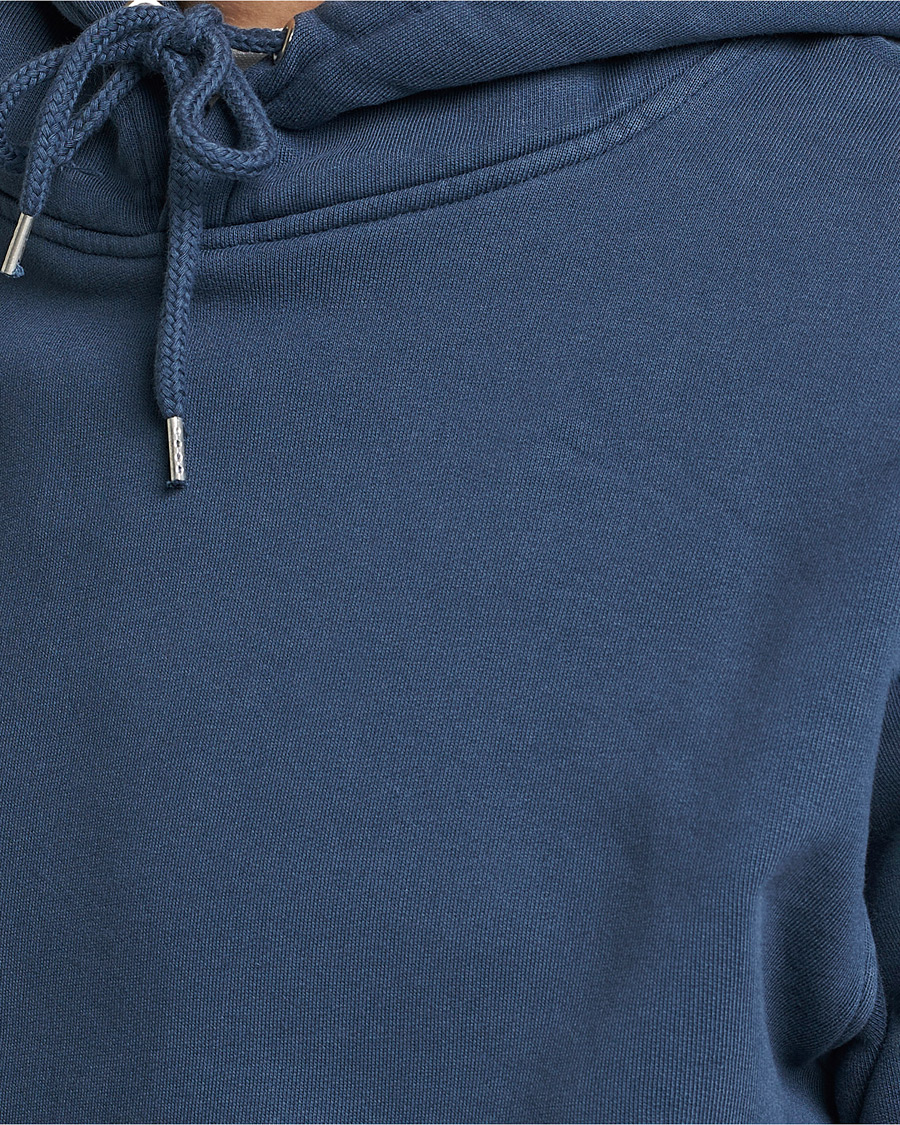 Herr | Tröjor | Colorful Standard | Classic Organic Hood Petrol Blue
