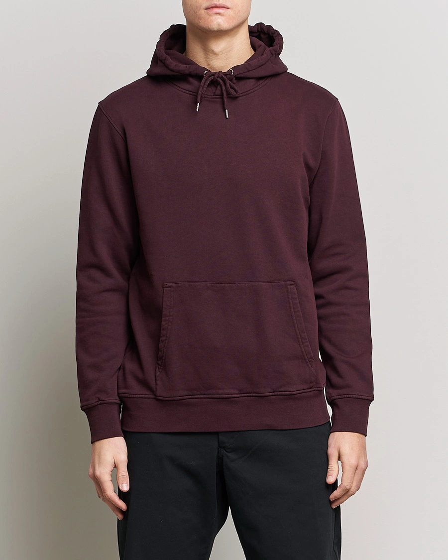 Herre |  | Colorful Standard | Classic Organic Hood Oxblood Red