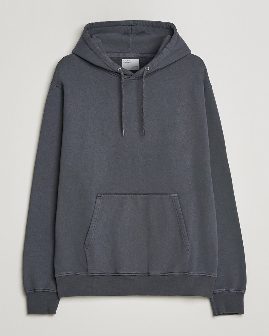 Herr | Tröjor | Colorful Standard | Classic Organic Hood Lava Grey