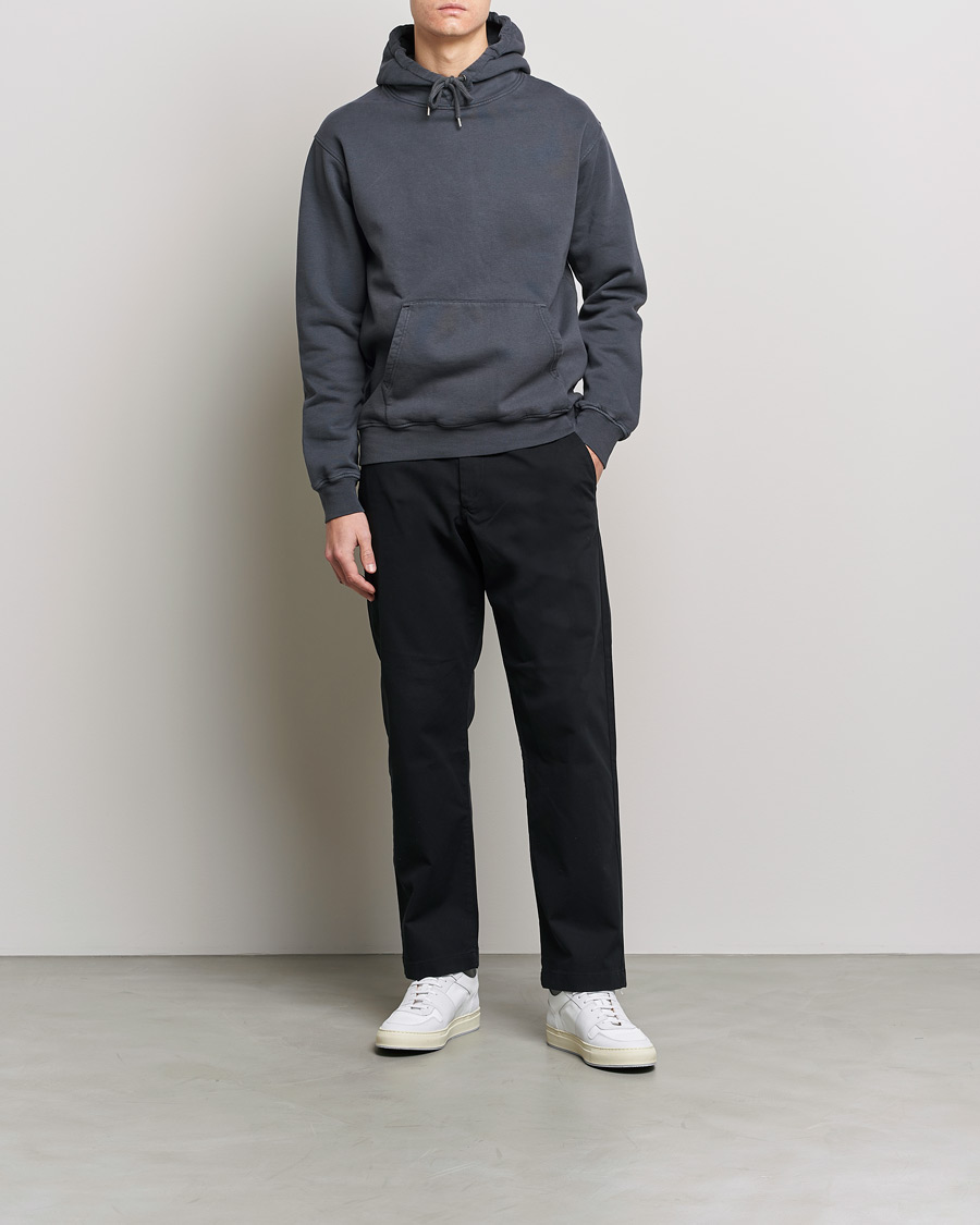 Herr | Tröjor | Colorful Standard | Classic Organic Hood Lava Grey