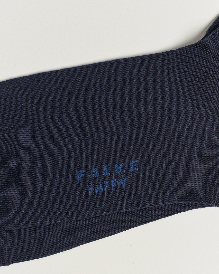 Herr | Falke | Falke | Happy 2-Pack Cotton Socks Navy