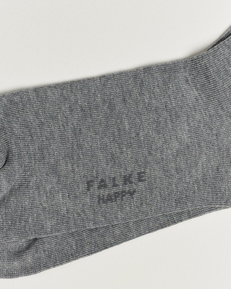Herr | Falke | Falke | Happy 2-Pack Cotton Socks Light Grey