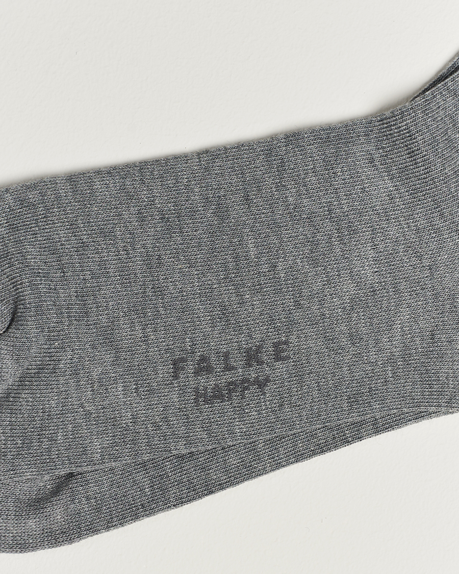 Herr | Kläder | Falke | Happy 2-Pack Cotton Socks Light Grey