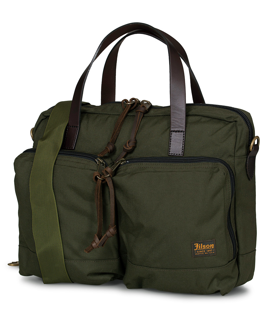 Herr | Filson Dryden Balistic Nylon Briefcase Otter Green | Filson | Dryden Balistic Nylon Briefcase Otter Green