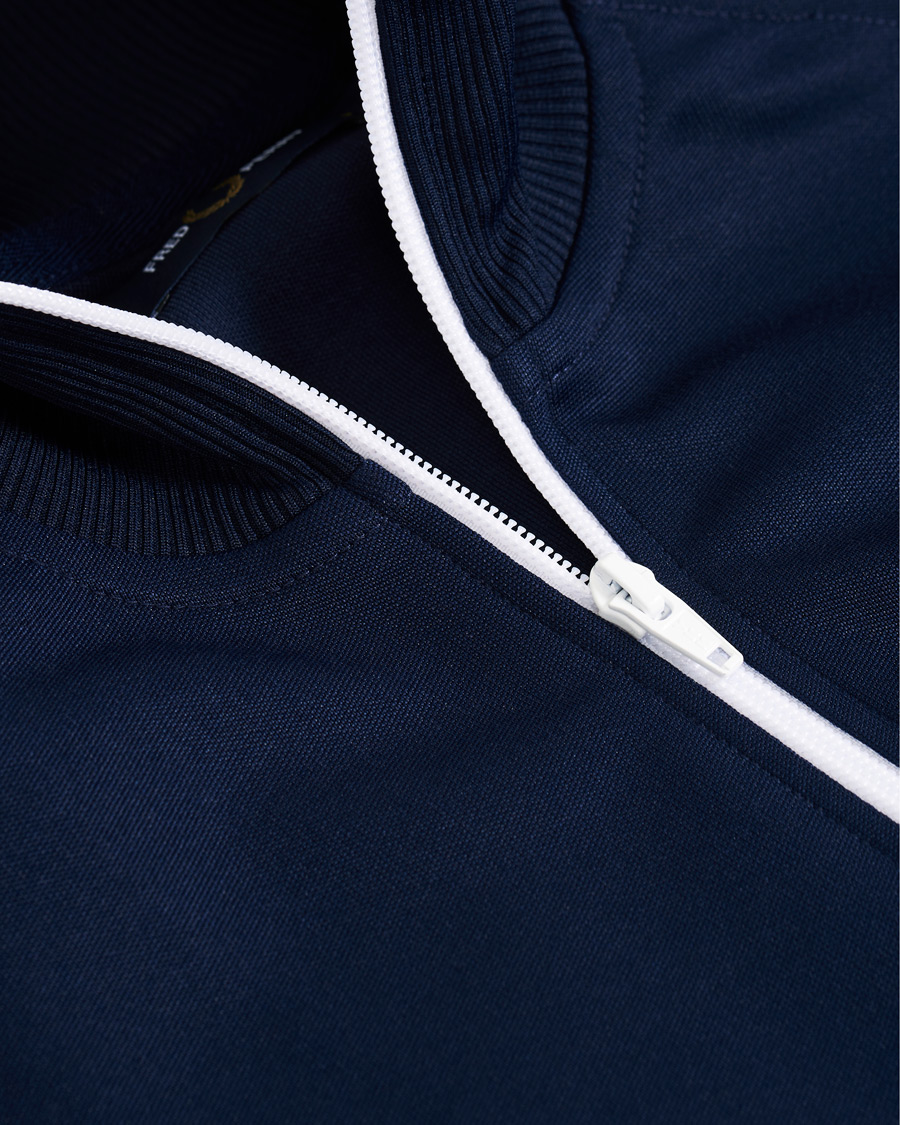Herr | Tröjor | Fred Perry | Taped Track Jacket Carbon Blue