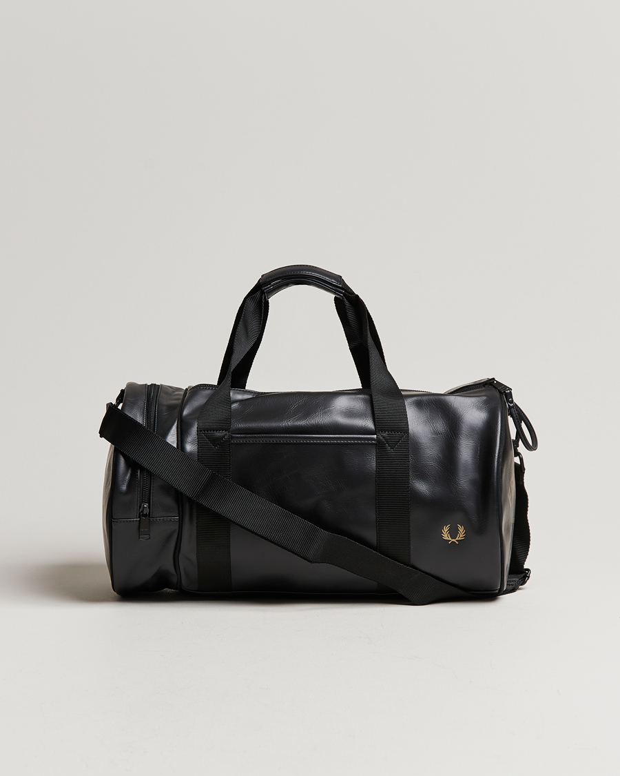 Herr | Fred Perry Tonal Barrel Bag Black | Fred Perry | Tonal Barrel Bag Black