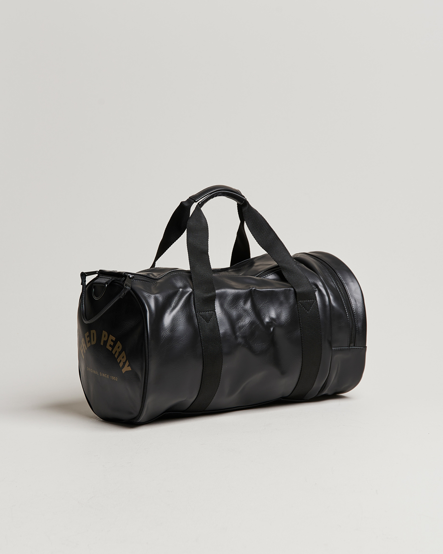 Herr | Fred Perry Tonal Barrel Bag Black | Fred Perry | Tonal Barrel Bag Black