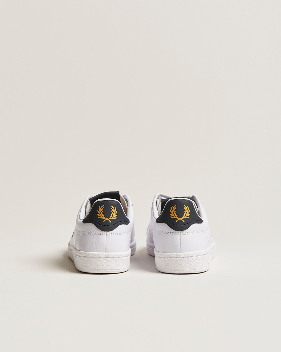 Herr | Fred Perry B721 Leather Sneakers White/Navy | Fred Perry | B721 Leather Sneakers White/Navy