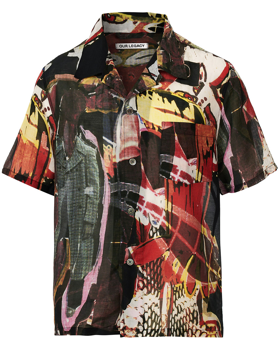 Herr | Skjortor | Our Legacy | Box Shortsleeve Shirt Peace Crowd