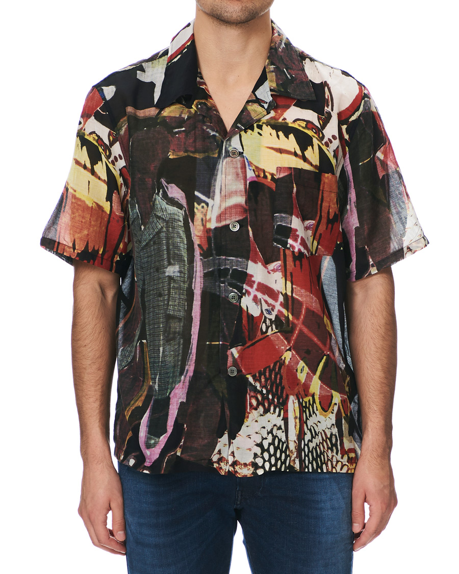 Herr | Skjortor | Our Legacy | Box Shortsleeve Shirt Peace Crowd