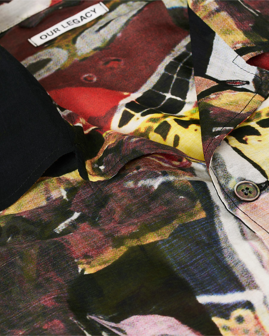 Herr | Skjortor | Our Legacy | Box Shortsleeve Shirt Peace Crowd